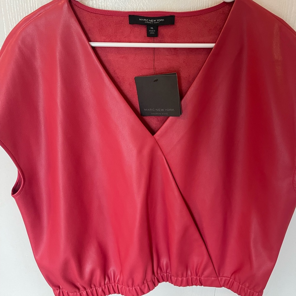Marc New York, size: XL, color: watermelon/ red